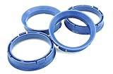 4x Zentrierringe Ø66,6 auf Ø57,1/66.6mm - 57.1mm passend für Borbet, DBV, Proline Wheels, Keskin, MAM
