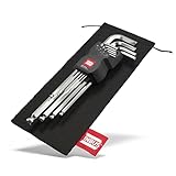 INBUS® 70167 — Das Original. Made in Germany — Set 9tlg, 1.5–10mm, mit Kugelkopf — Innensechskant Winkelschraubendreher