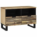 INLIFE TV-Schrank Braun 70 x 33 x 46 cm massives Mangoholz,Möbel,TV-Möbel,Braun,18.15 KG,4017937