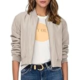 ONLY Damen Blousonjacke ONLALMA Bomber OTW NOOS, Pumice Stone,XL