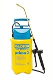 GLORIA Drucksprühgerät prima 3 | 3 Liter Gartenspritze & Drucksprüher | Kompakte Sprühflasche für Pflanzenschutz & Unkrautvernichter | Pumpsprühflasche für kleinen Garten & Balkon