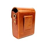 ZRTRUKPKQ Kamera Tasche Pu. Ledertasche Powershot G9X II G. 7X Mark. II III SX740 SX730 SX720 SX710 SX700 SX620 SX610 SX600 HS Schutzhülle für Kamera(Brown)