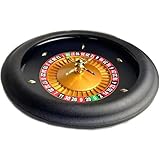 NZVZGKTNTW 18' Casino Grade Deluxe Hochglanz-Roulette-Rad, Roulette-Set Mit Doppel-Null-Layout, Roulette-Rad Mit 2 Roulette-Kugeln for Abendliches Heimspiel