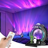 Sternenhimmel Projektor，Astronaut Projektor Sternenprojektor ，Das Portal zum Weltraum Verfügt über 8 Stimmungslichter und Weißes Geräusch ，Nachtlichter & Schlummerleuchten für Kinder/Erwachsene