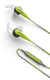 Bose 64389 SoundSport In-Ear Kopfhörer inkl.Stay-Hear (Größe S, M, L, 3-Paar), Reebok Armband, Verlängerung-Kabel grün