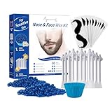 Beauty7 Nose Wax Kits Nasenwachs Set Nasenwachsset Nasenhaarentfernungswachs mit 50g Nasenhaarwachs 30 Nasenstick Nasenwaxing Nasenhaarentferner Nasenhaarentfernungsse für Männer und Frauen