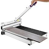 WORKPRO Laminatschneider Vinylschneider 340 mm Schnittbreite, 16 mm Schnitttiefe, Aluminium-Legierung mit Präzisionswinkel, ideal für Laminat, Vinyl, Parkett und mehr