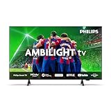 Philips Ambilight 55PUS8309 4K LED Smart TV - 55-Zoll Display mit pixel-präziser Ultra HD, Titan OS Plattform und Dolby Atmos-Klang - Funktioniert mit Alexa und Google Sprachassistent – Matt Schwarz