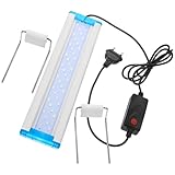 HOLIDYOYO Aquarium LED Licht 28cm Dreifarbige Energiesparende Aquarienbeleuchtung für Pflanzen und Landschaftsbau Kompakt Langlebig 220v Haushaltsaquarium Beleuchtung