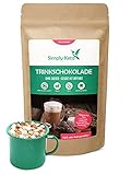 Simply Keto Trinkschokolade ohne Zuckerzusatz (Classic) 180g - Ideal für Iced oder Hot Chocolate - Kakaopulver mit 42% Kakao - Gesüßt mit Erythrit-Stevia - Unter 1g Netto-Kohlenhydrate pro Portion