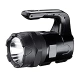 VARTA Taschenlampe LED Laterne inkl. 6x AA Batterien, Indestructible BL20 Pro Arbeitsleuchte, zwei Leuchtmodi, extrem robuste Lampe, stoßabsorbierend, Spritzwasser- und staubgeschützt