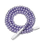 YEBOLU USB C auf USB C Kabel, Typ C Schnellladekabel Nylon geflochten Bling Elegant Perlen USB C Ladekabel für Frauen 122 cm für iPhone 16 15 Pro Max, für Galaxy S25 S24 Ultra und weitere Typ-C-Geräte