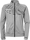 Kempa Wave 26 Poly Jacket Women Damen Mädchen Sport Fußball Trainingsjacke Sweatshirt Jacke Sweatjacke - elastisches Trainings-Sweatshirt mit Reißverschluss-Taschen - taillierter Schnitt