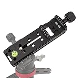 Kameraschiene Nodal Slide 150 mm Schnellwechselplatte Klemme Kompatibel mit Arca Swiss Stativ für DSLR Stativ Einbeinstativ Kugelkopf für Panorama-Nahaufnahmen Fotografie