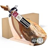 Jamon Serrano Spanischer Schinken Set | 6,5-7,0 kg Hinterschinken Serrano Gran Reserva | 100% natürlich - keine Zusatzstoffe oder Konservierungsmittel | Gewinner eines Great Taste Award 2020