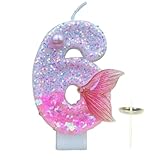Zahlenkerzen für Geburtstagstorten, Geburtstagskerzen Zahlen | Rosa Glitzer Digitale Kerzen - Partyartikel Kuchendecker, Wiedervereinigungen Mottoparty Dekorative Kerzen für Partybedarf