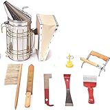 9-teiliges Imkereibedarfsset for die Imkereiwerkzeuge, Bienenstock-Raucher-Set, Kultivierungsbox, Bienenstock-Wasserzufuhrausrüstung Imkereibedarf