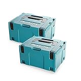 Makita 821551-8 MAKPAC 3 Koffer Stapelbarer Koffer 396 x 296 x 210 mm 2 Stück