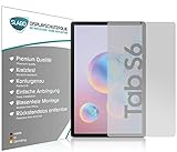 Slabo 2 x Displayschutzfolie für Samsung Galaxy Tab S6 Displayschutz Schutzfolie Folie No Reflexion | Keine Reflektion MATT