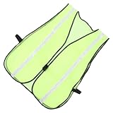 HONITANO Reflektierende Sicherheitsweste aus Atmungsaktivem Meshstoff Fluoreszierend Gelb Warnweste für Bauarbeiter Radfahrer und Sicherheitsdienste für Damen und Herren