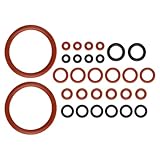 30 Stück O-Ring-Dichtungsring-Dichtungen, Silikon-O-Ring-Dichtungen, kompatibel mit SAECO Kaffeemaschine, Dampfventil, Wasserauslassventil-Zubehör