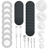 Sudnsadaks Trennscheiben Set, Sägeblatt, Mini Diamant Schneidscheiben, Kreissägeblatt Schneidräder, Trennscheiben Kompatibel Drehwerkzeug mit Schraubendreher Kompatibel mit Dremel Aufsätze