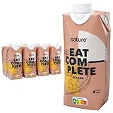 Saturo Trinknahrung Kakao | Astronautennahrung Mit Protein & 330kcal | Trinknahrung Mit Wertvollen Nährstoffen, Schokolade | 8 x 330ml