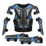 Dirt Bike Equipment for 8-14 Years - 5 pieces dirty bike accessories Motocross Equipment for Chest Protector for Jugend - Motorradausrüstung, Zubehör