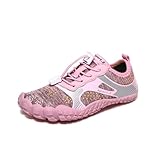 Giltpeak Kinder Barfußschuhe, leicht schnell trocknend Traillaufschuhe Wanderschuhe für Jungen und Mädchen (C-Rosa, Jugendliche, 34, Numerisch, EU Schuhgrößensystem, M)