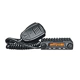 Albrecht AE 6110 VOX CB-Funkgerät 12613, CB-Funkgerät mit integrierter VOX-Funktion zum Sprechen im Fahrzeug, LED-Bildschirm, Scan-Funktion, 4 Watt AM/FM, für CB Funk, Schwarz