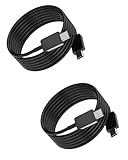 USB C Typ-C Schnellladekabel 2 Meter (2 Pack) für Apple iPhone15 iPad Air4 Macbook kompatibel für Samsung Ladegerät Cable Typ C Ladegerät Datenkabel Auto Thunderbolt Kabel tp+tp-2m