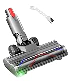 ILJXPOZB Bürstenkopf Mit Direktantrieb, Kompatibel Mit Dyson V10 Slim V12 Slim Staubsaugeraufsatz Mit LED-Stauberkennung for Die Reinigung Von Teppichböden