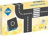 Coblo Magnetisches straßen 50 Stück - Magnetspielzeug - Geschenk 3 Jahre - Montessori-inspiriertes - Fördert Kreativität & Lernfähigkeiten - STEAM-Bildung - Spielzeug Ab 3 Jahren