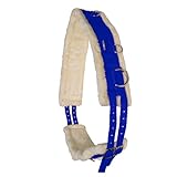 Brama West Longiergurt Fox Supersoft mit weichem Teddyfleece und Widerristpolster (Royal-blau, Cob)