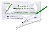 50 Stück One+Step Ovulationstest mit optimaler Sensitivität 20 miu/ml - Fruchtbarkeitstest für Frauen - Ovulationstests für Eisprung