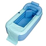 Aufblasbare Badewanne, Faltbare Badewanne aus PVC mit integriertem Sitz für Dusche | Faltbar, Badezimmer für Frauen Mädchen Familie Jungen - Für Whirlpool Entspannung und