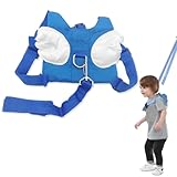 XYTAHDM Kinderleine Sicherheitsleine, Anti-Verlust Kinder Leine, Anti-Verlust-Rucksack mit 1.2M 360° Drehbarem Sicherheitsgurt, Kinderleine Laufleine,Sicherheitsausrüstung für Outdoor(Blau)