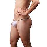 CreoQIJI Männer Retroshorts Hosen für Männer Hosen weiche Baumwolle Briefs Höschen Unterwäsche Männer (White, M)