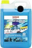 SONAX AntiFrost+KlarSicht Konzentrat (5 Liter) Scheibenwaschanlagen-Frostschutz sorgt für klare Sicht, Art-Nr. 03325050