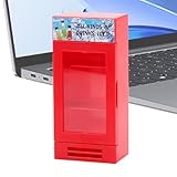 Yhsioaklo Mini-Kühlschrank, Miniaturkühlschrank mit Min-Food-Getränken, Kinderspielküchen-Accessoire, tun Sie vor, DASS Kühlschränke für & Mädchen, Kinderspielzeit