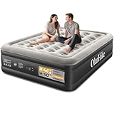 OlarHike Luftmatratze Selbstaufblasend, Luftbett Gästebett, Aufblasbares Matratze Zelt Sofa, Luftbett 2 Personen, Selbstaufblasbare Luftmatratze für Camping oder Heimgebrauch - 203 x 152 x 46 cm