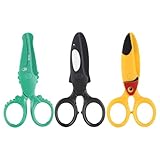 3 Stück schöne Papageienschere, Trainingsschere, Cartoon-Tierschere für Kinder, Studenten und Familien