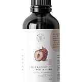 BIO Nagelöl und Nagelhautöl – Nährendes & Reparierendes Pflegeöl für Nägel & Nagelhaut, mit Vitamin E – 100 % Natürlich, Bio & Vegan – Cosmos Organic – Cuticle & Nail Oil – Erdbeergeschmack