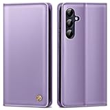 Handyhülle für Samsung Galaxy A15 Hülle,Premium Lederhülle Schutzhülle Tasche für Samsung A15 Hülle Wallet Kartenfach Standfunktion Klappbar Flip Case für Galaxy A15 Hülle,Lila