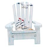 JUMPLAWN Strandstuhl Dekoration Mediterraner Mobiler Handyhalter für Puppenhaus für DIY Projekte und Landschaften