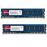 Kuesuny 16GB KIT (2X8GB) DDR3L 1600MHz Udimm Ram PC3L-12800 PC3-12800U 1.35/1.5V CL11 240 Pin 2RX8 Dual Rank Non-ECC Unbuffered DDR3 Desktop Computer Memory Ram Module Upgrade