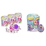 INKEE Bath Bomb Unicorn - 3er Set Magische Badekugel & Surprise Mermaid | Magische Duft Badekugel mit Meerjungfrau Saugnapf Figuren