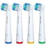 DentaDrift Präzisions-Elektrische Zahnbürstenköpfe, 4er-Pack kompatibel mit Oral B Aufsteckbürsten, Zahnbürstenaufsatz Oral B - Premium-Qualität, Verbesserter Plaque-Schutz