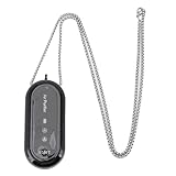 Tragbarer Luftreiniger, Tragbarer Tragbarer Negativer Ionenluftreiniger mit 2 Modesx, Stilvoller Wiederaufladbarer Luftpurifikationshalskette für Männer Frauen Reisen