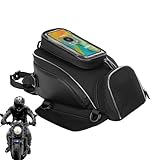 Magnetischer Motorrad-Tankrucksack | wasserdichte magnetische Motorrad-Tanktasche, Handy-Tasche mit hoher Kapazität für Sport für Reisen und Touring